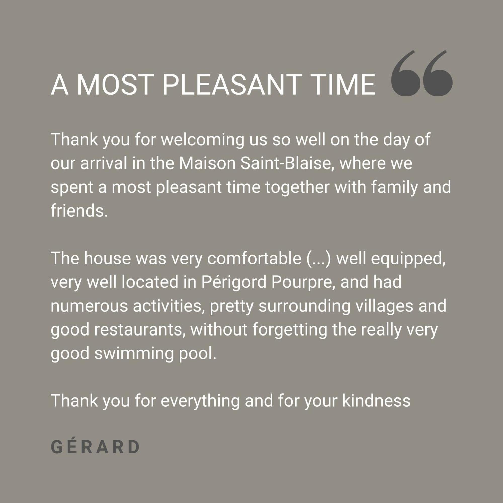 Maison Saint-Blaise Rampieux Exteriér fotografie